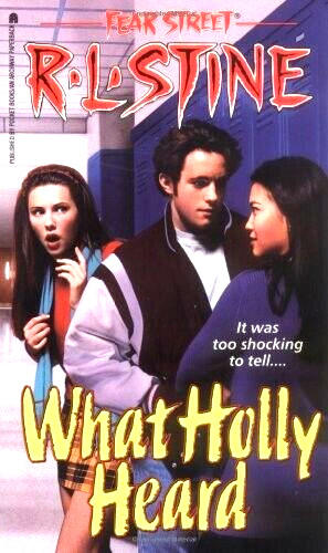 1996 R.L. Stine Fear Street #34 What Holly Heard Paperback Book Horror 1st Print