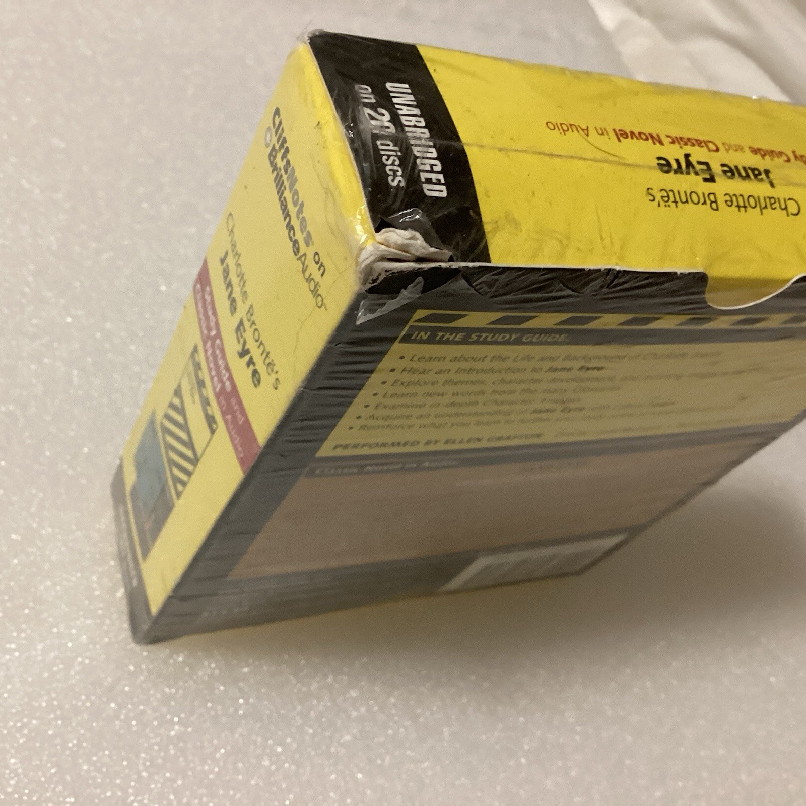 Jane Eyre CliffsNotes Brilliance Audio Unabridged 20-CD Audiobook Sealed 2012