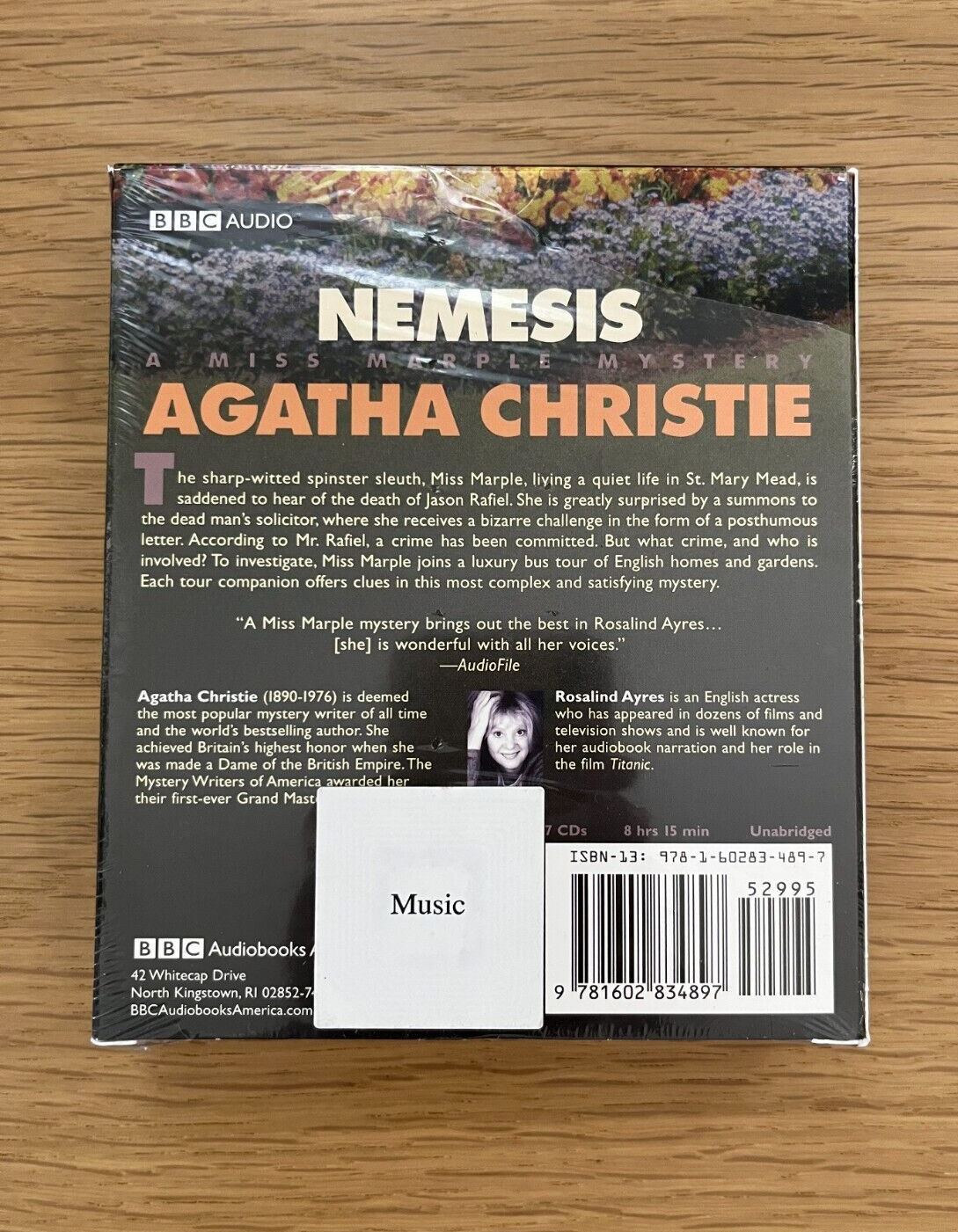 Rosalind Ayres NEMESIS Agatha Christie Audiobook Audio CDs 9781602834897
