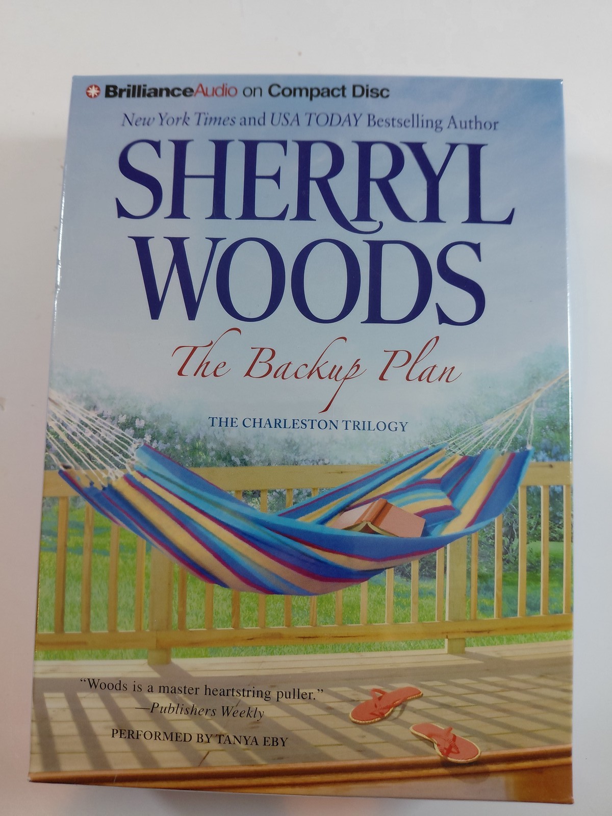 Sherryl Woods The Backup Plan Audiobook CD Charleston Trilogy 1 Performed Tanya
