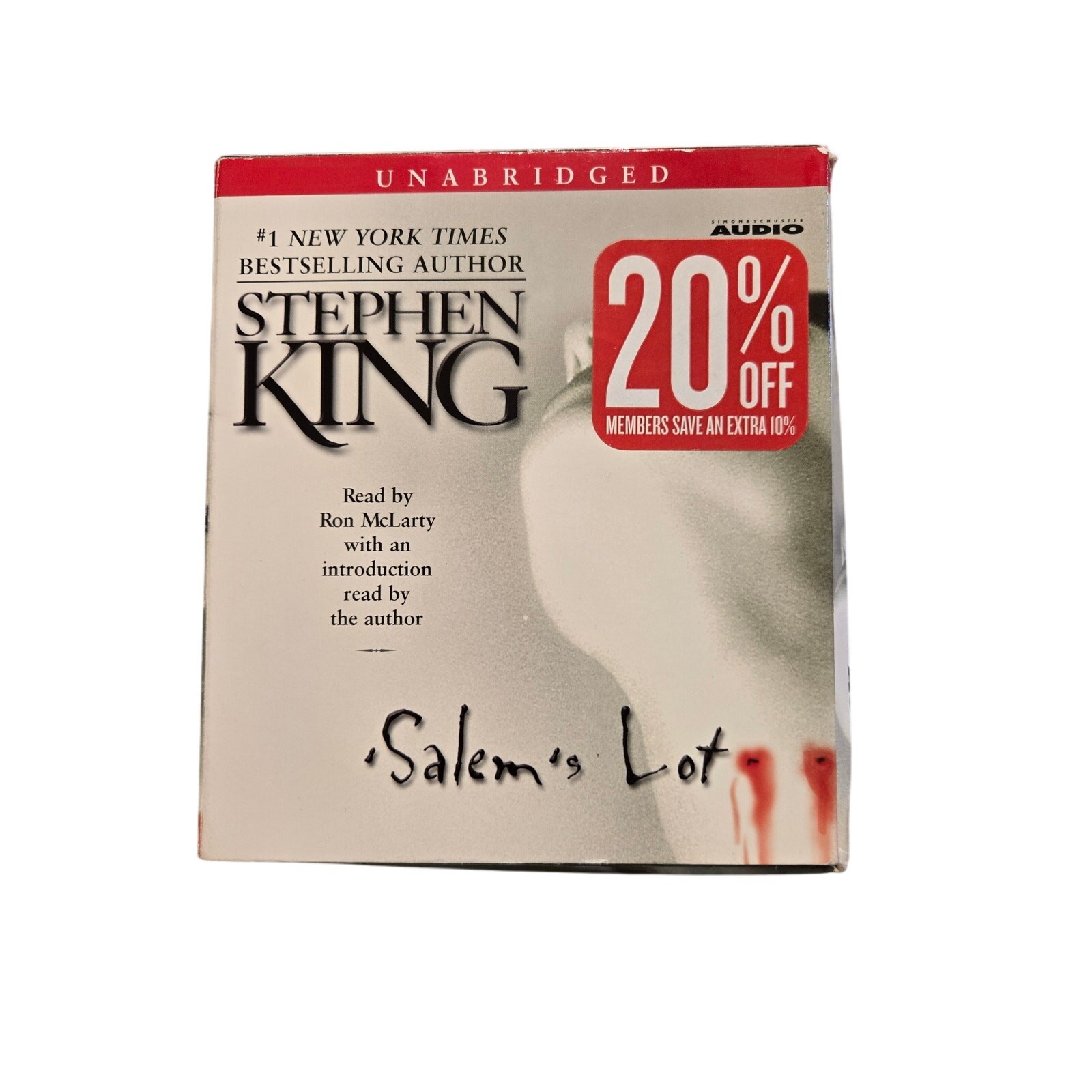 Stephen king Salem’s lot unabridged audiobook CDs 9780743536967