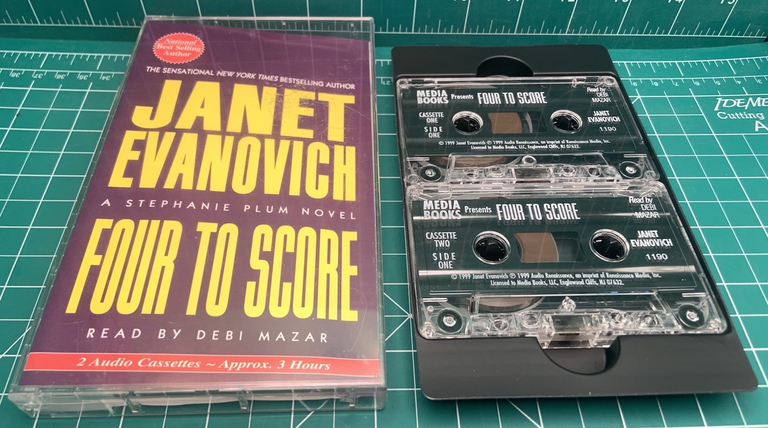 Four to Score by Janet Evanovich Debi Mazar 2001 1999 Audio Book On Cassette