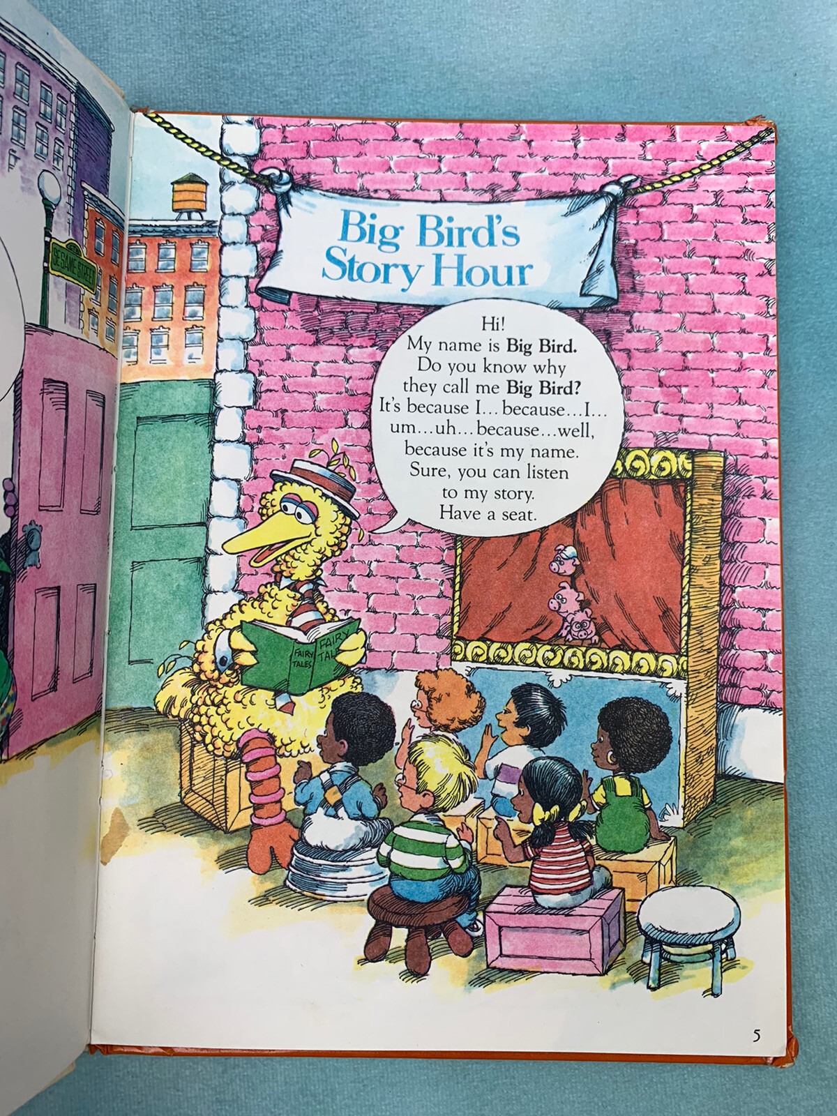 Vintage Sesame Street Jim Henson Muppets Book of Fairy Tales 1975