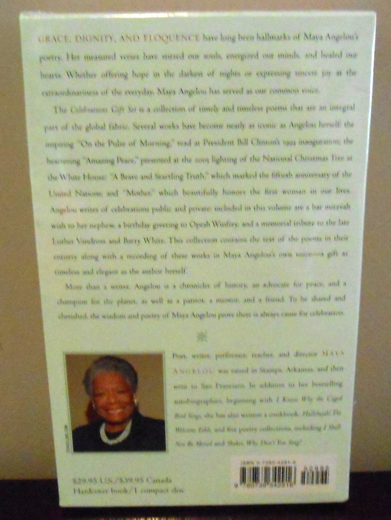 NEW Celebrations Rituals of Peace & Prayer BOOK + CD SET Maya Angelou — Sealed