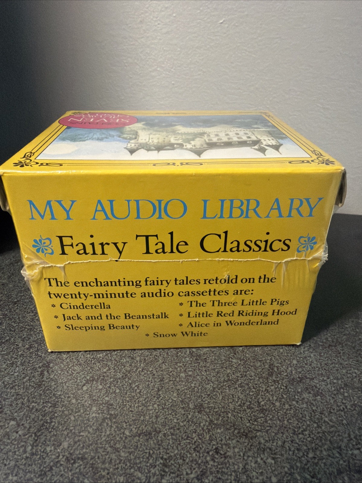 My Audio Library: FAIRY TALE CLASSICS 7-Cassette Tape Box Set Vintage 1980s