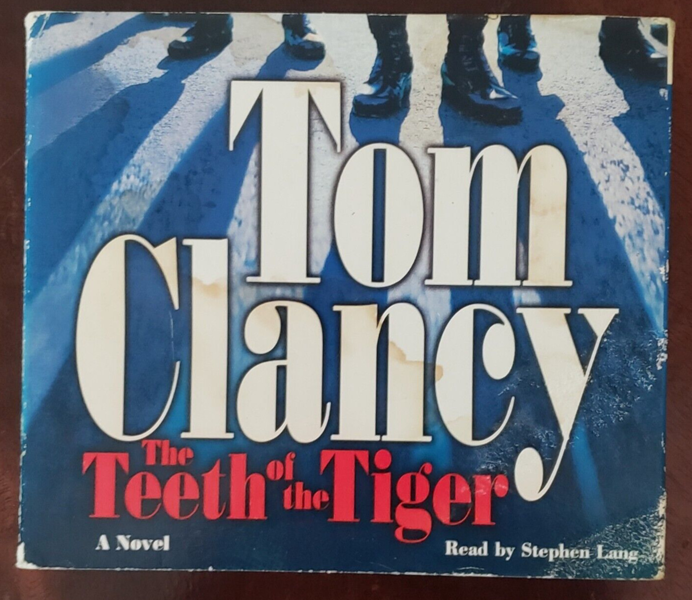 TOM CLANCY~THE TEETH OF THE TIGER~AUDIO BOOK~ 5 CD Set in CASE w/ SLEEVE