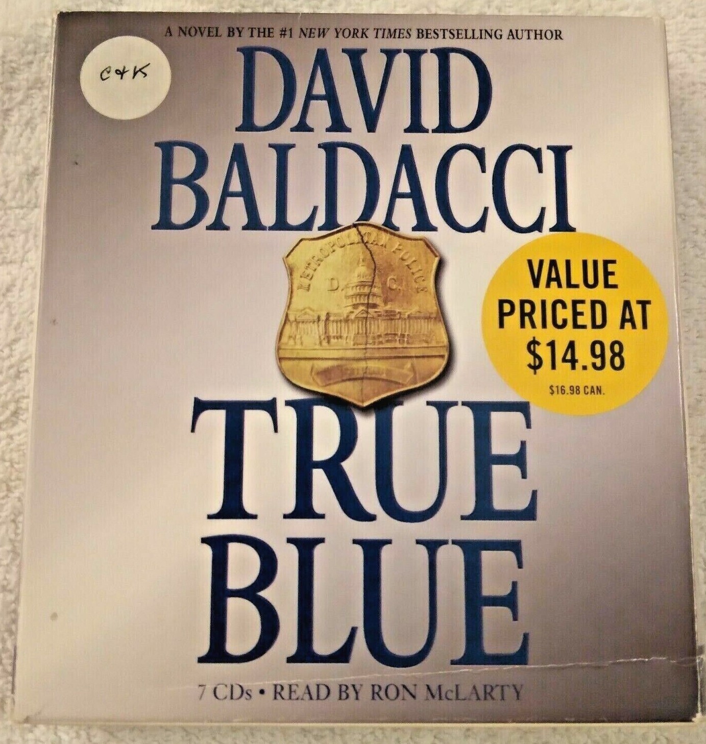 True Blue by David Baldacci on 7 CD Audio Book