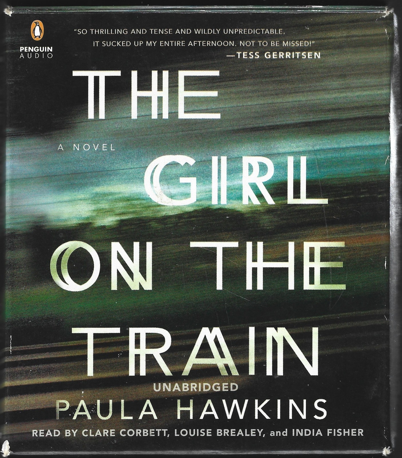 The Girl on the Train by Paula Hawkins Unabridged Audio Book 9 CDs/11 Hours VG