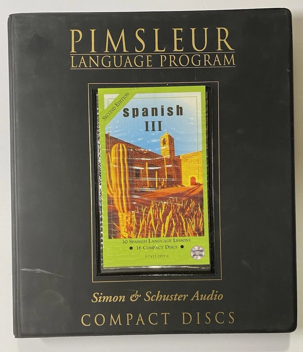 Pimsleur Language Program Simon & Schuster Audio Spanish Levels I, 2, 3 CDs