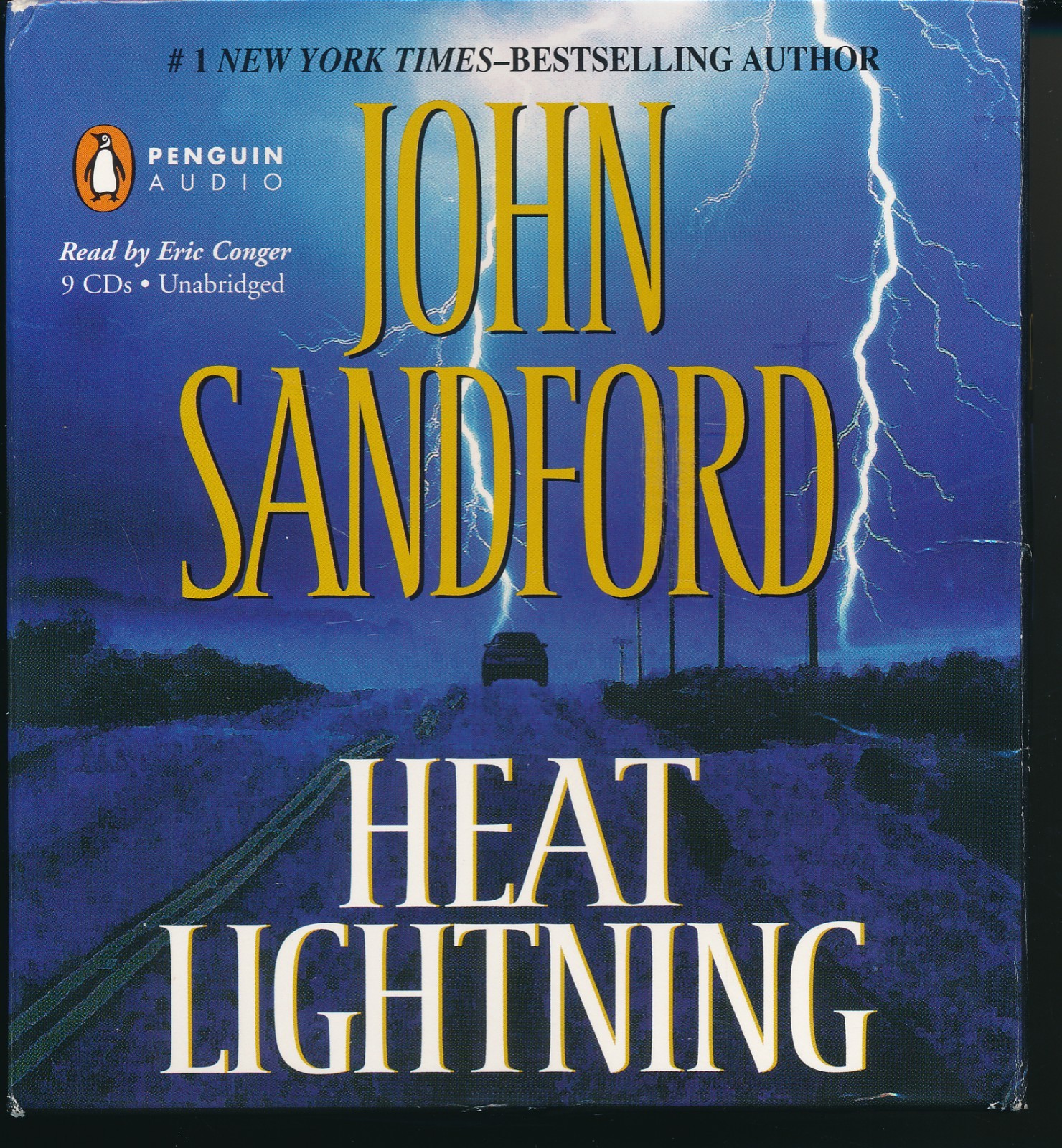 Heat Lightning by John Sanford, Unabridged Audiobook 9 CDs Very Good