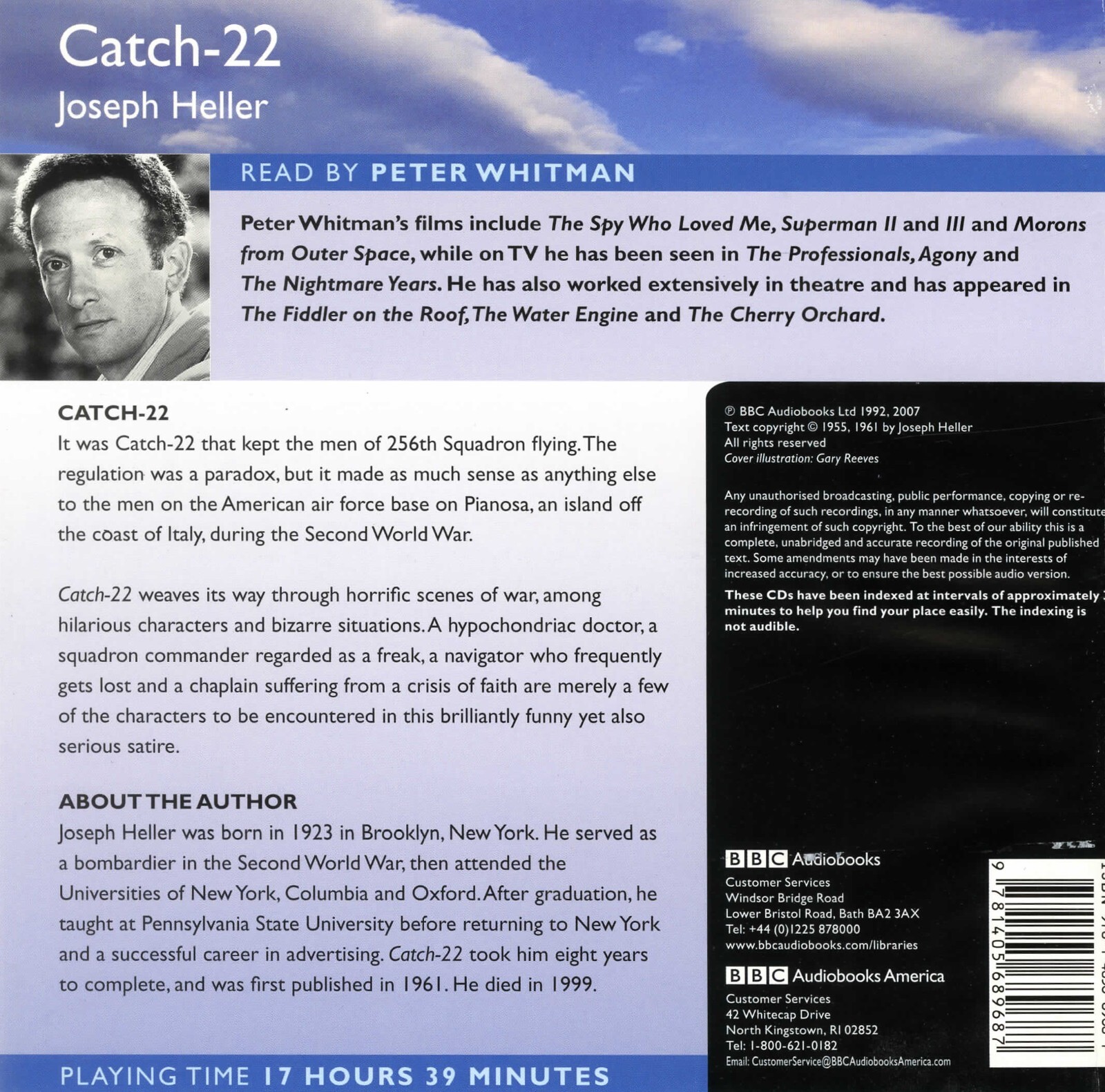 Catch-22 — Joseph Heller — Unabridged Audiobook — 14CD — Chivers