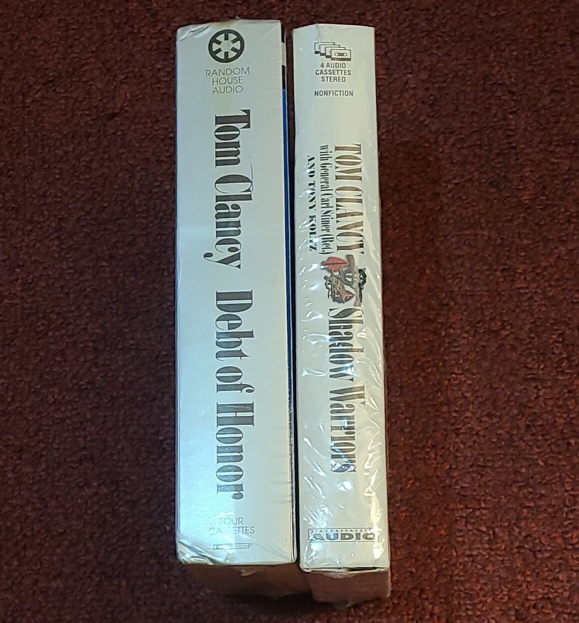 Lot of 2 Tom Clancy Debt Of Honor & Shadow Warriors Random House Audiobooks NEW