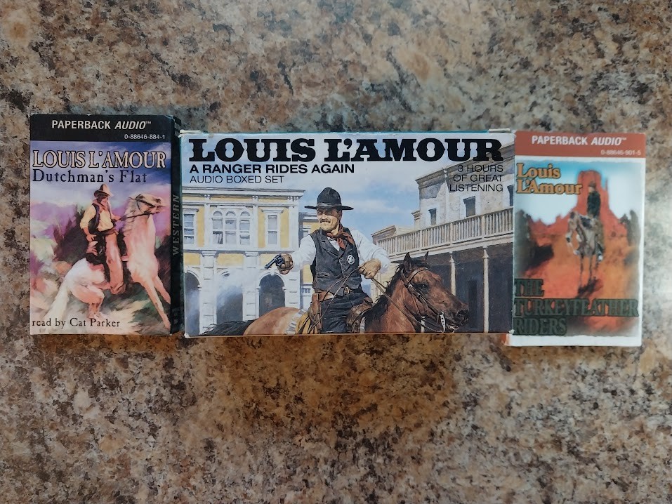 Lot of 6 Louis L’amour Cassettes: A Ranger Rides Again, Dutchman’s Flat, The …