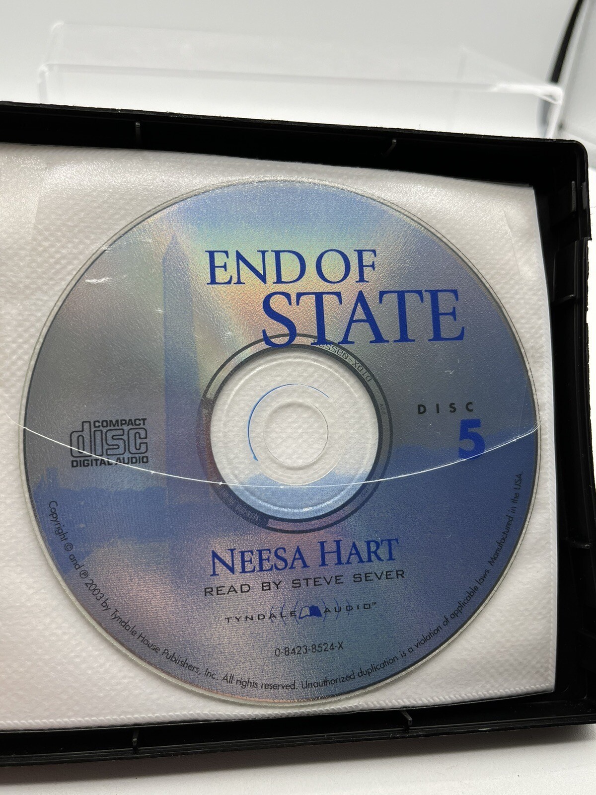 Left Behind Political Ser.: End of State by Neesa Hart (2004, CD Audiobook) 8 CD