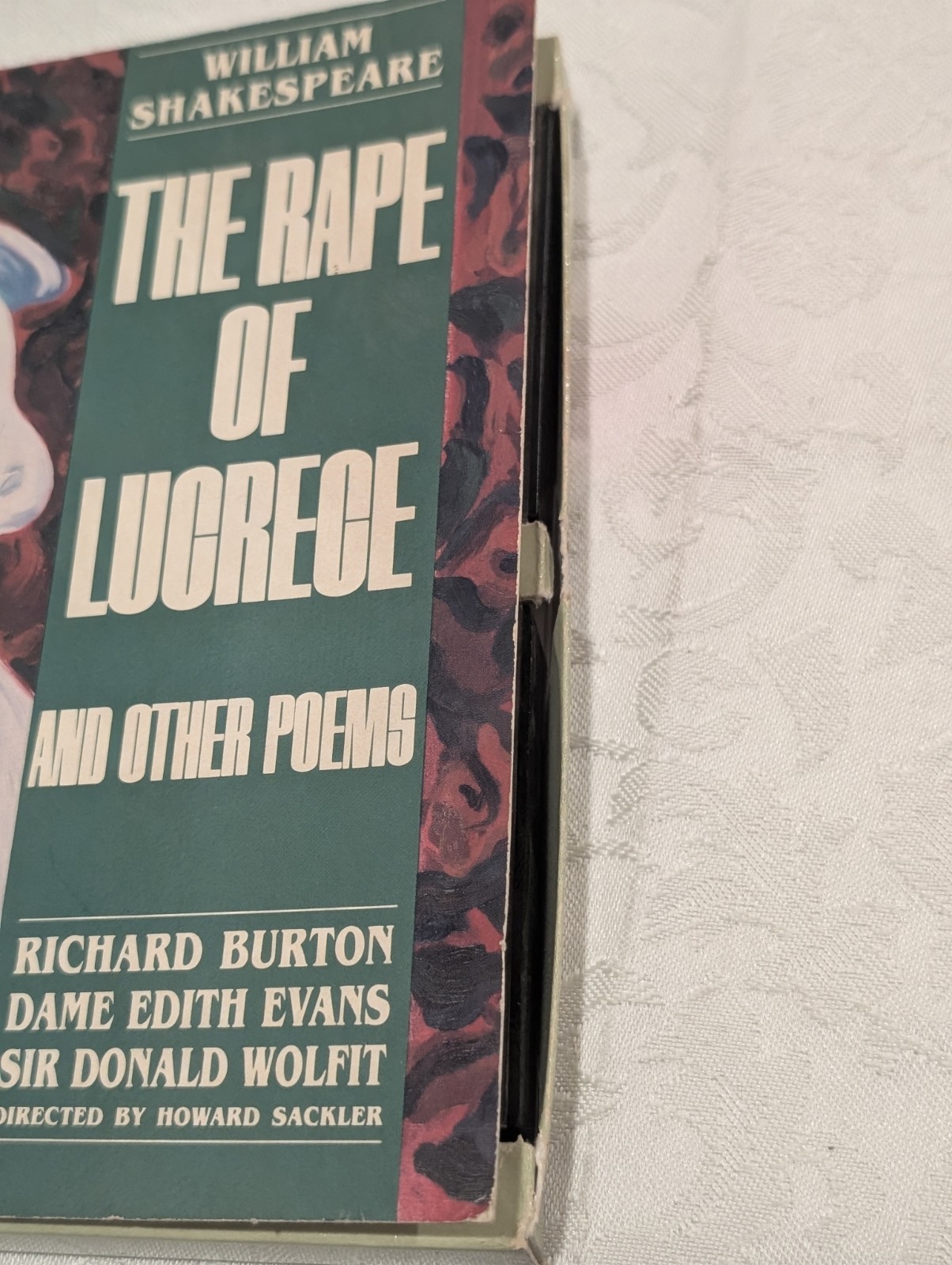 Rape of Lucrece William Shakespeare 1989 Audiobook Cassette Tape Harper Caedmon