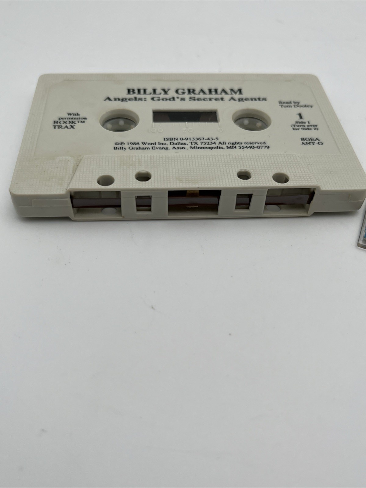 Billy Graham “Angels: God’s Secret Agents” Cassette Tape Talking Book