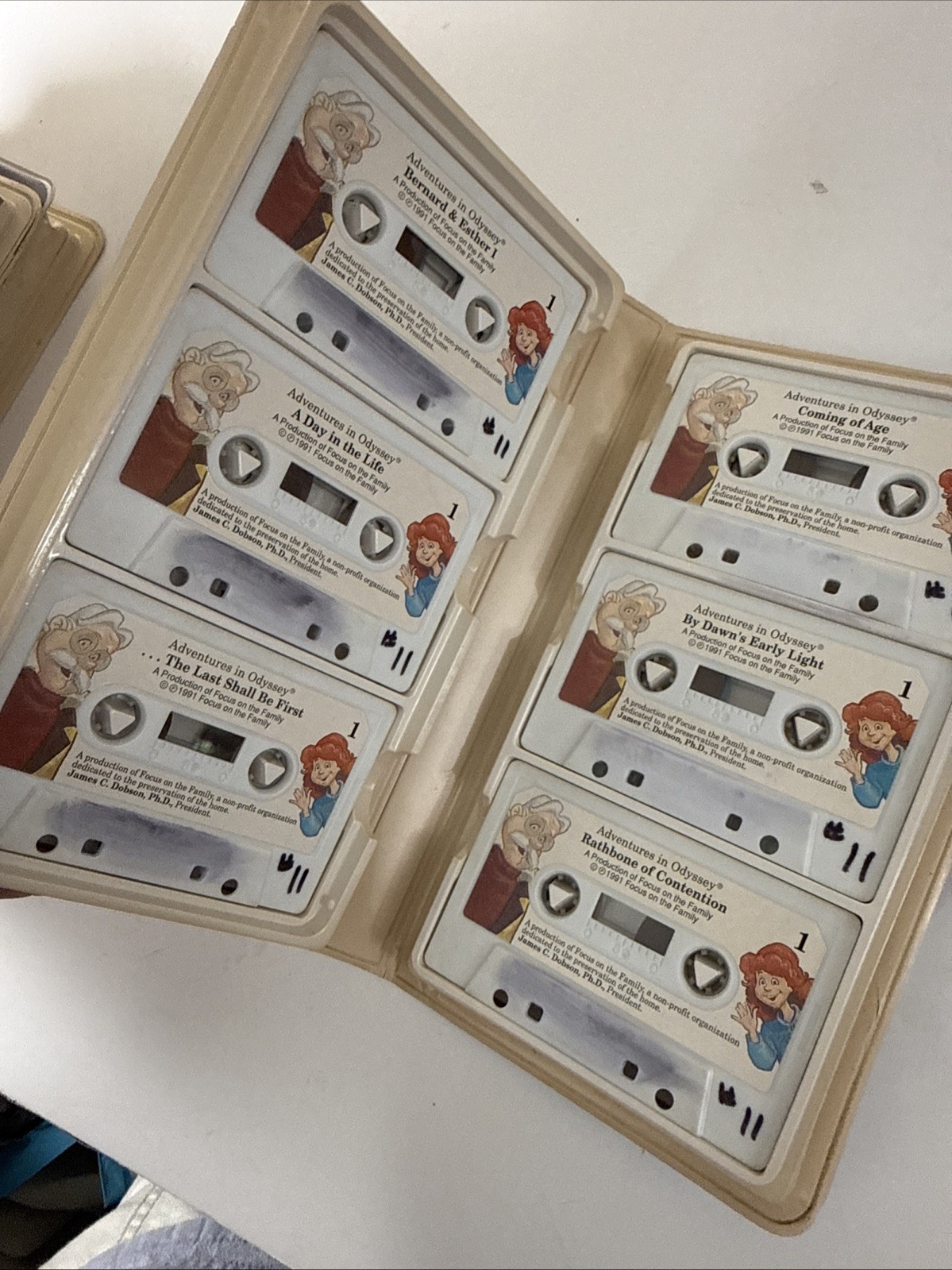 Vintage Adventures In Odyssey, Cassette Tapes, Huge Lot, 84 Episodes, Fair Shape