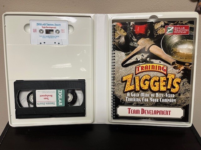 Training Ziggets Ziglar Training Systems Lot of 5 Cassette/VHS Audiobooks
