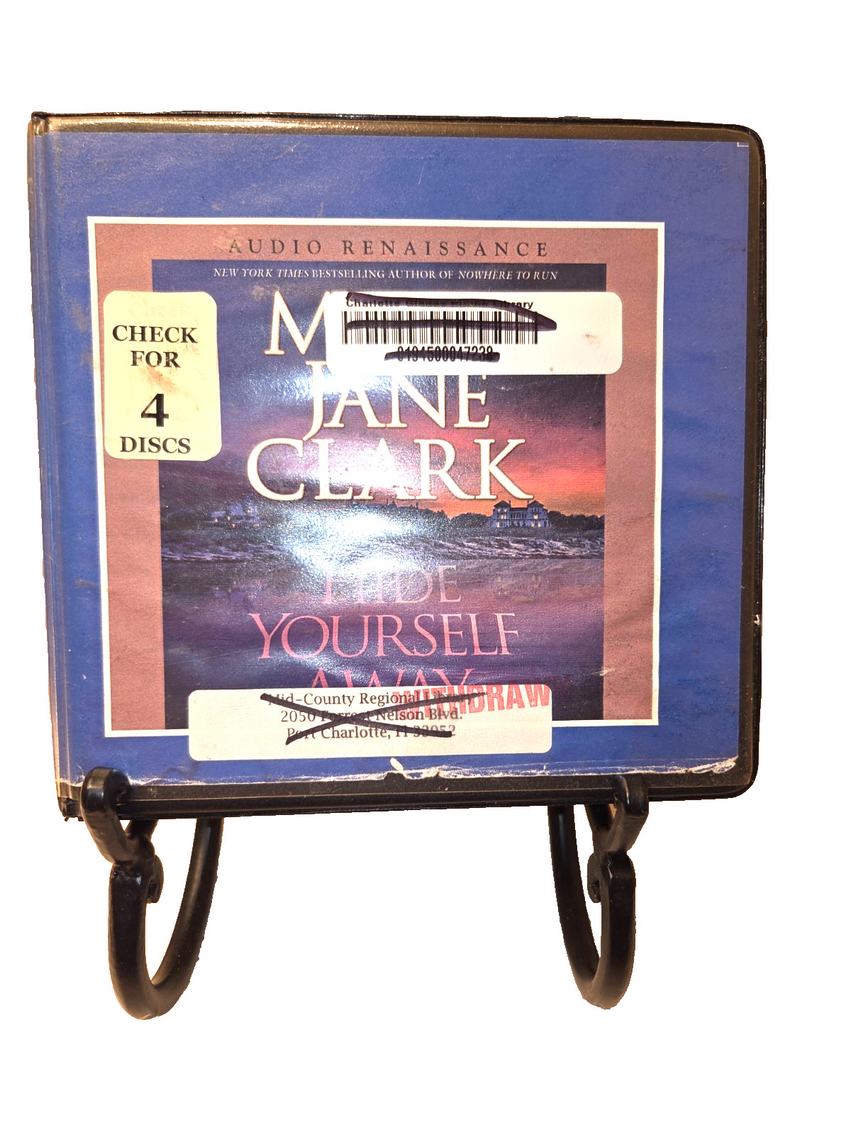 Hide Yourself Away (Audio book, 2004) 4 cd set, Mary Jane Clark, Abridged