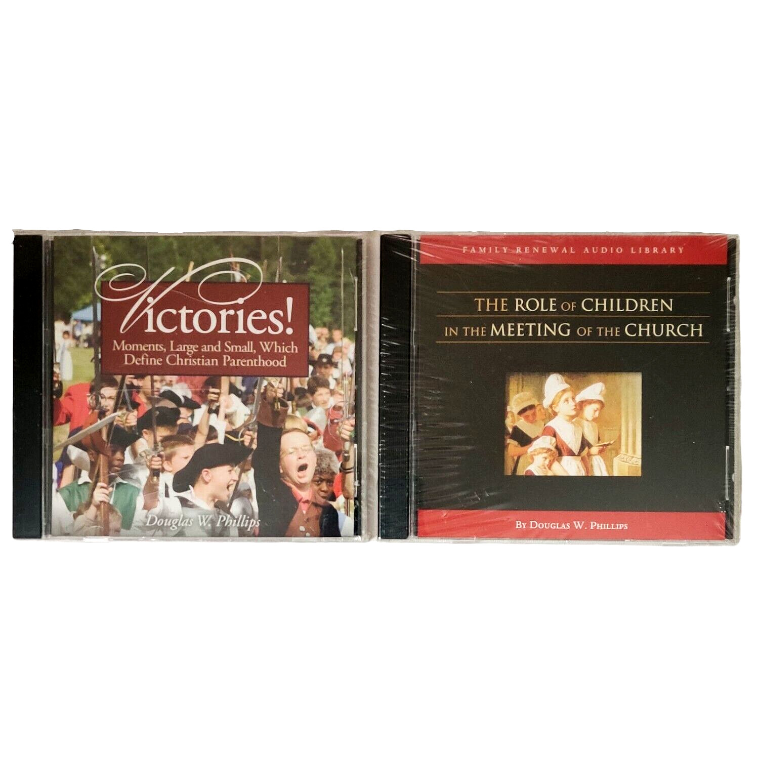 New 2 Douglas W. Phillips Christian CDs Parenting Sermon Audiobook Sealed