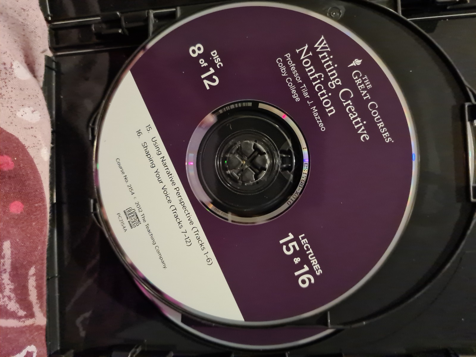 Great Courses Writing Creative Nonfiction 12 Audio CDs Book Tilar Mazzeo Author