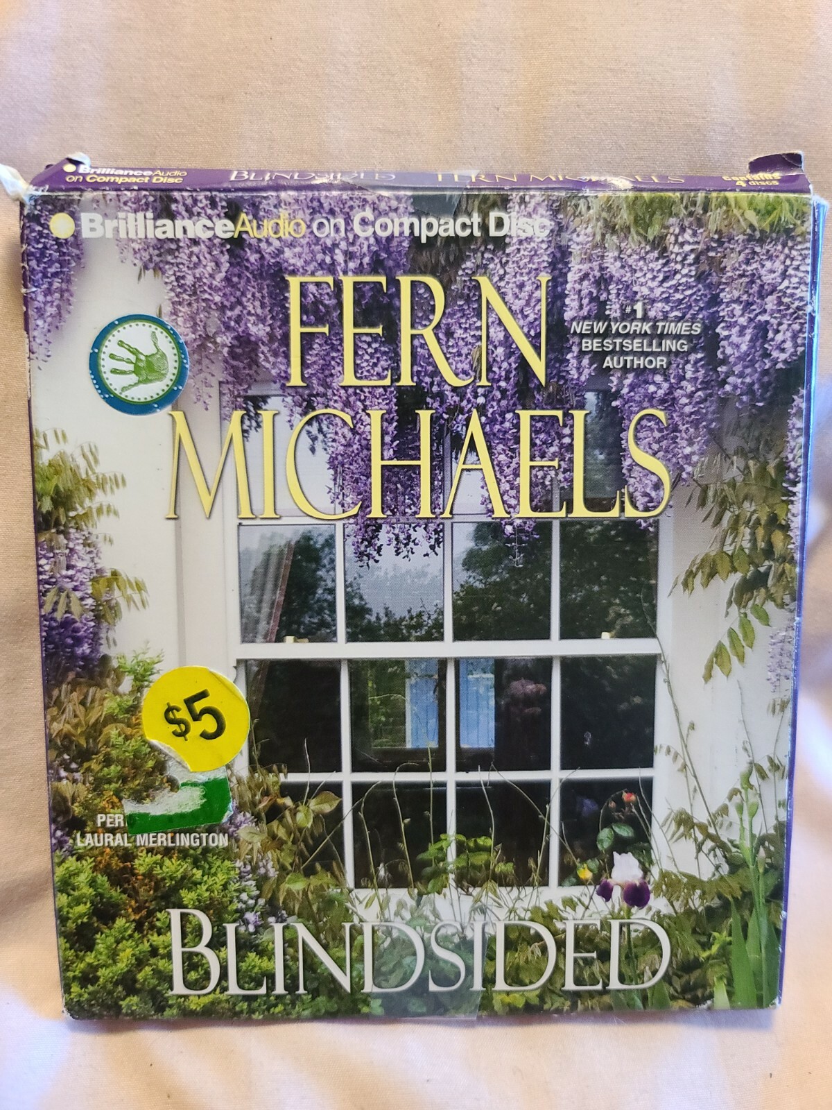 Shelf162D Audiobook~ Fern Michael’s — blindsided- 4 disc