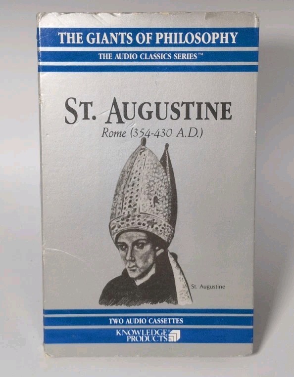 The Giants Of Philosophy St Augustine Audio Cassette Charlton Heston B516