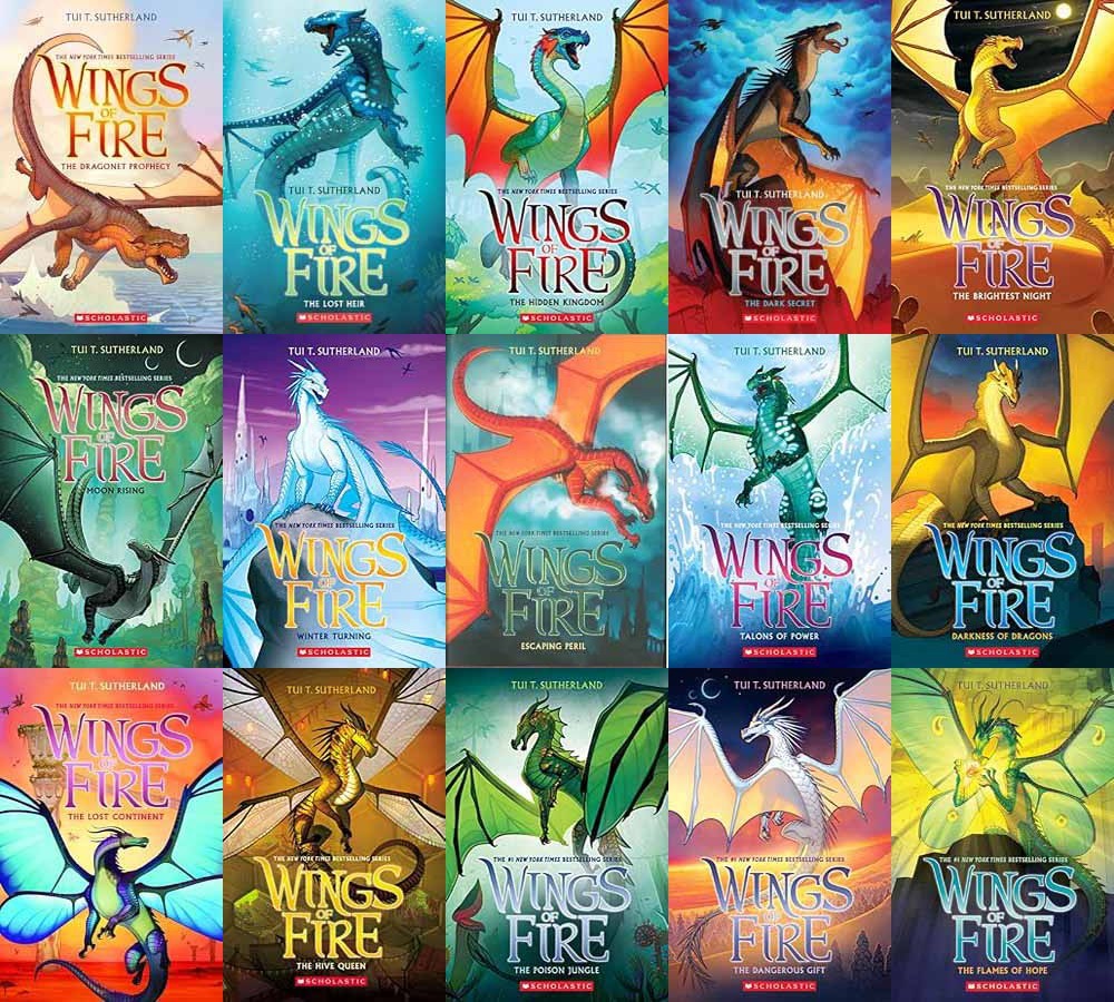 The WINGS OF FIRE Series By Tui T. Sutherland — 15 MP3 Audiobook Collection
