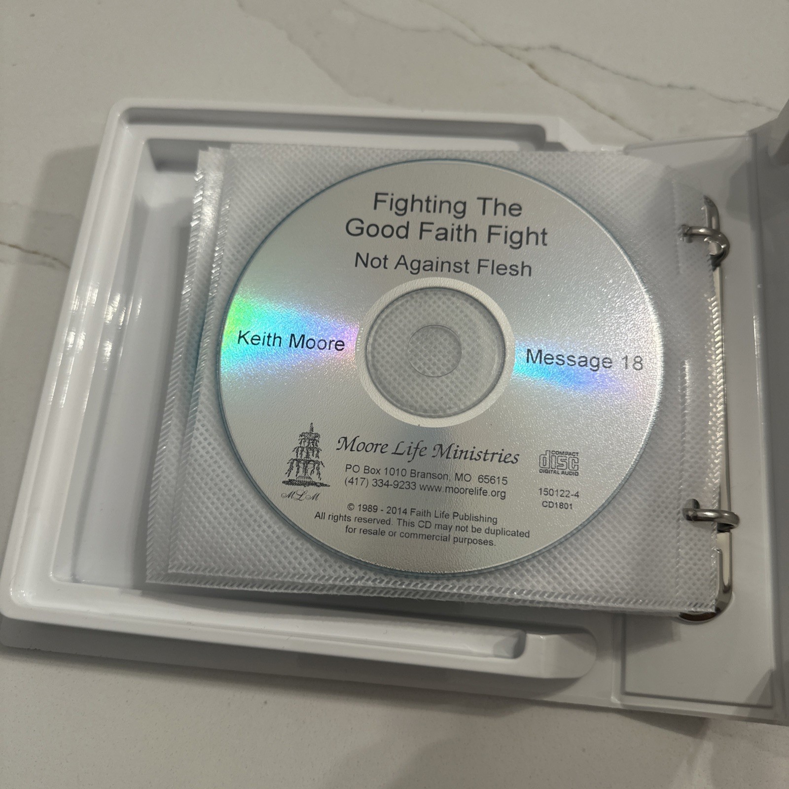 Fighting the Good Faith Fight by Keith Moore — 18 Audio CD Set 18 Messages