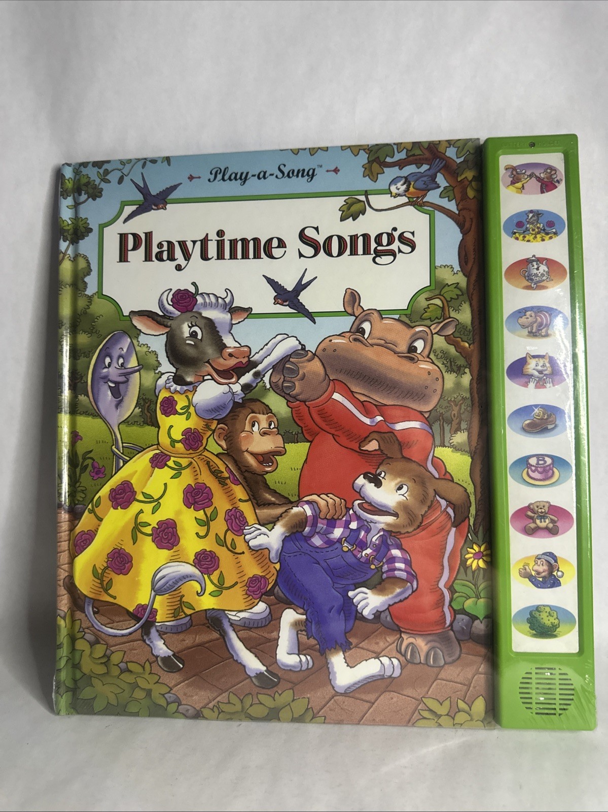 Playtime Songs Hardcover Play A Song Book Children Nursery Rhymes Vintage 1994