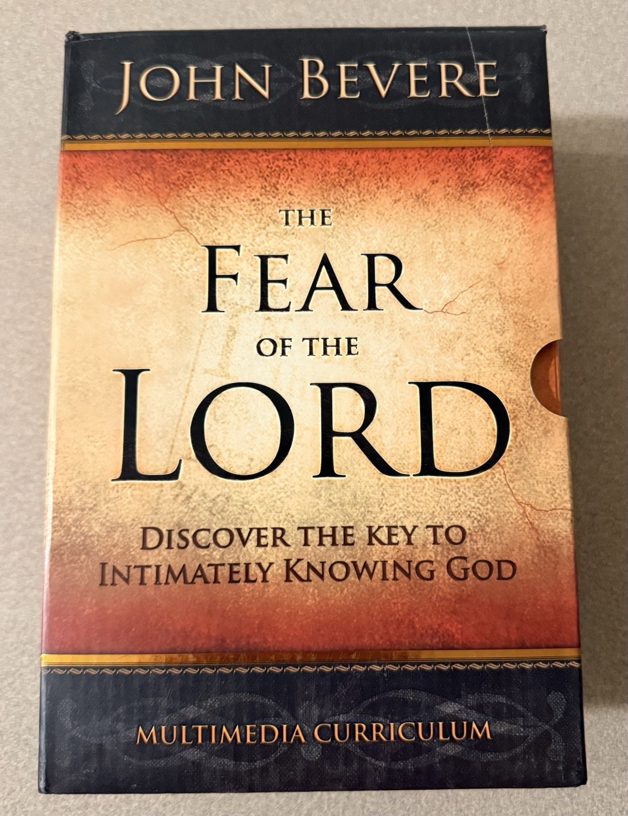 John Bevere The Fear of the Lord Multimedia Curriculum -Complete Book DVD CD Set