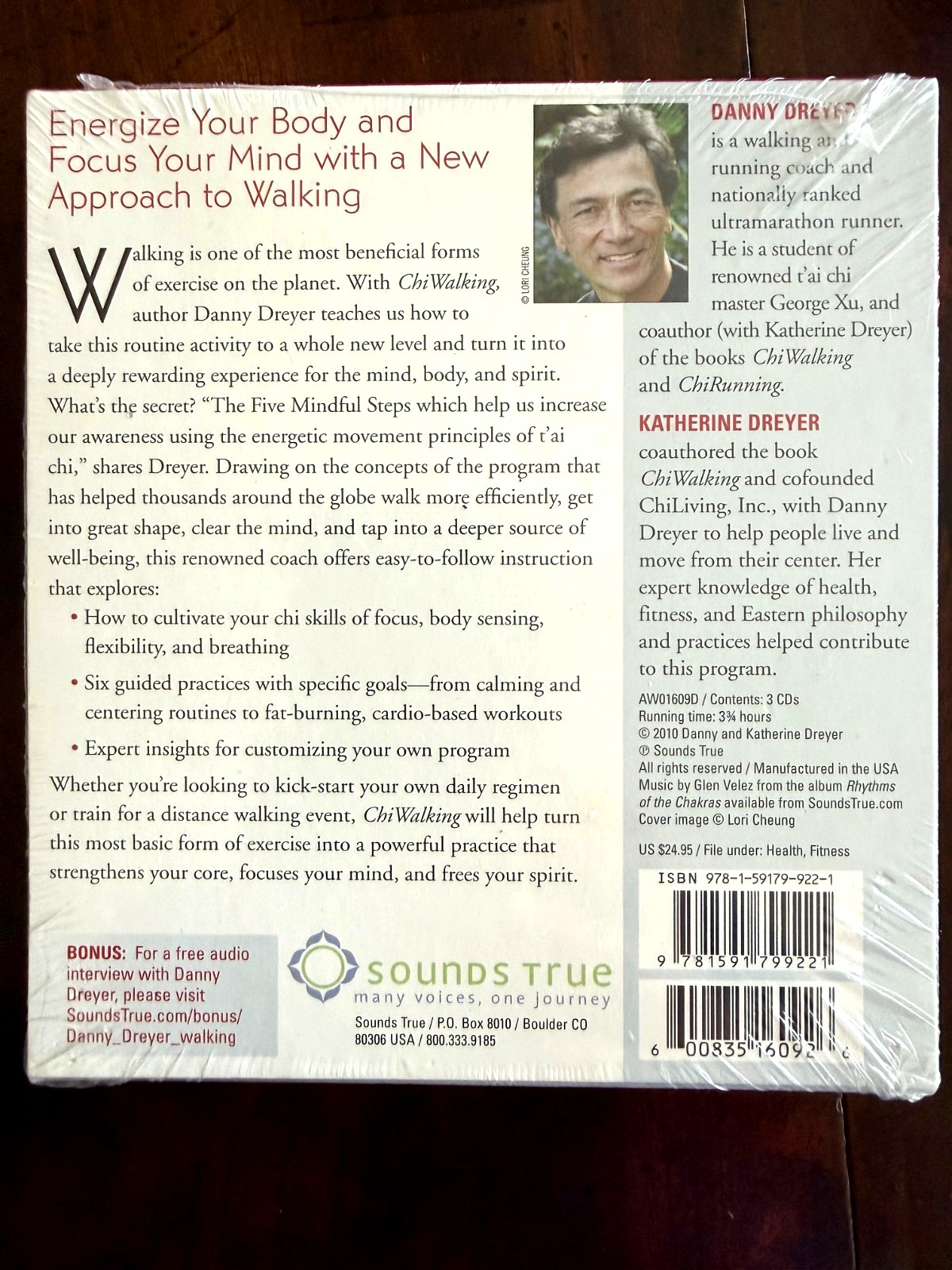 CHI Walking Audio book 3 CDs Set by Danny Dreyer Brand New Sealed