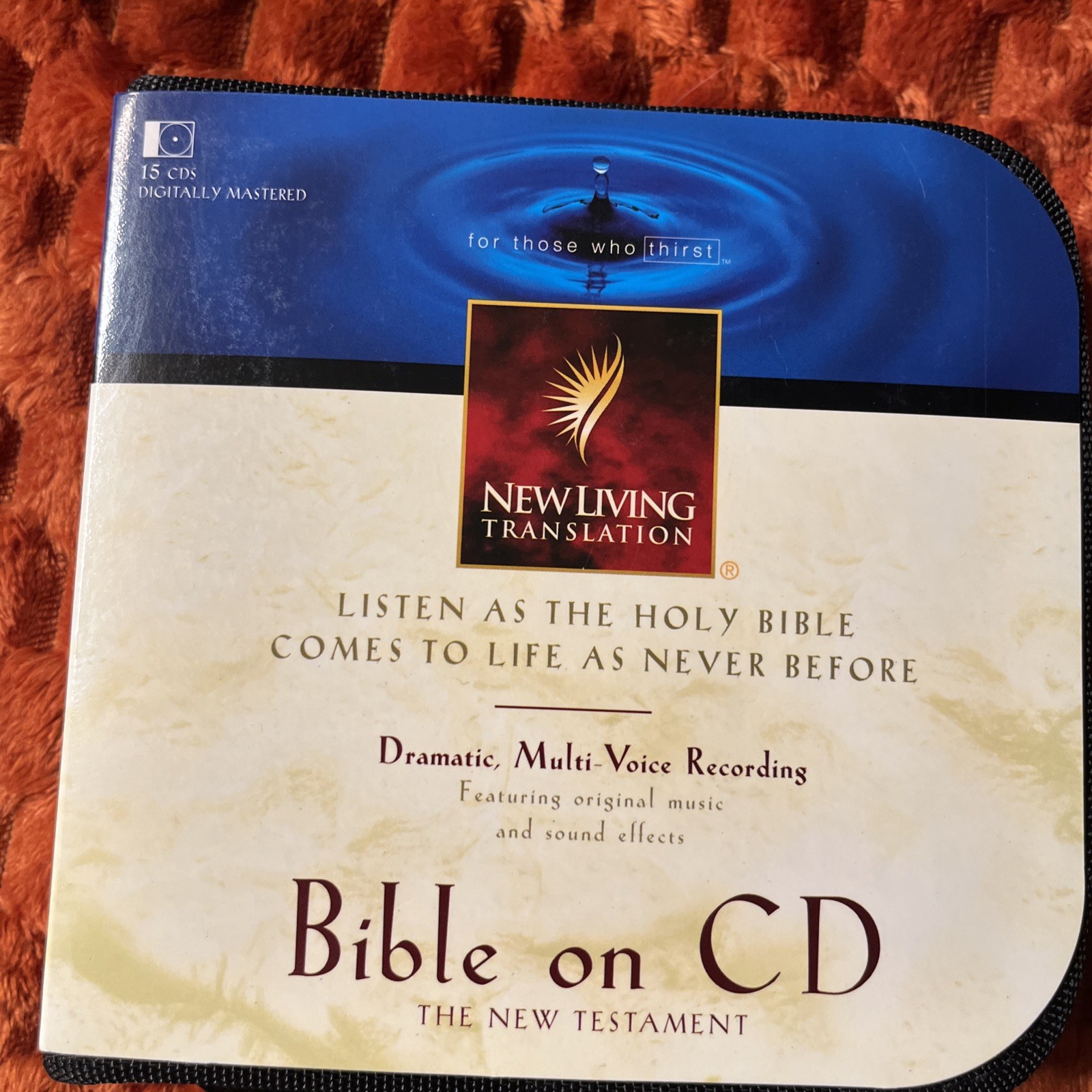 New Living Translation NLT Bible on CD New Testament 15 Disc Set Tyndale