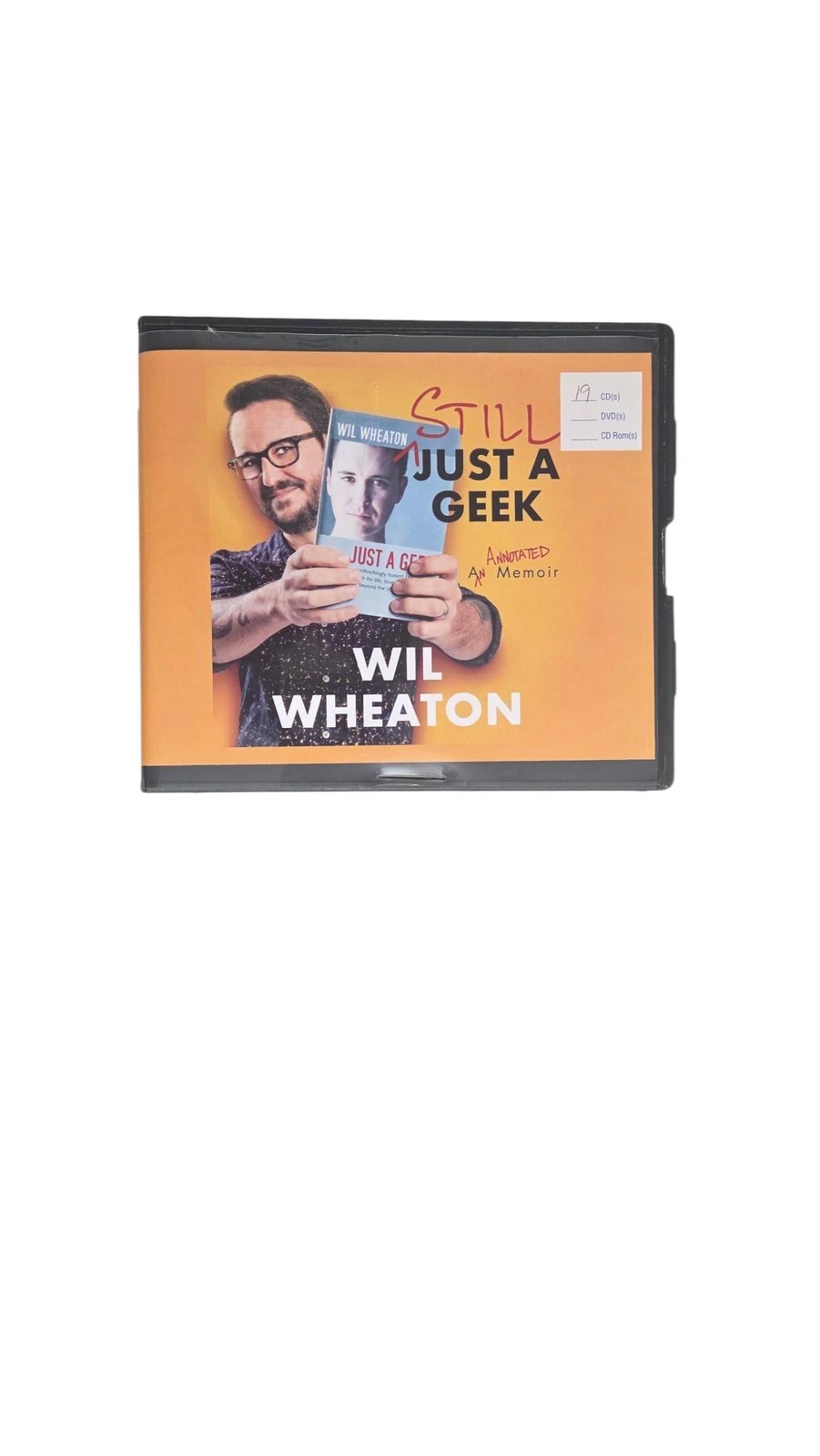 Still Just A Geek Wil Wheaton Harper Audio 19 CD Audiobook Set Ex-Library