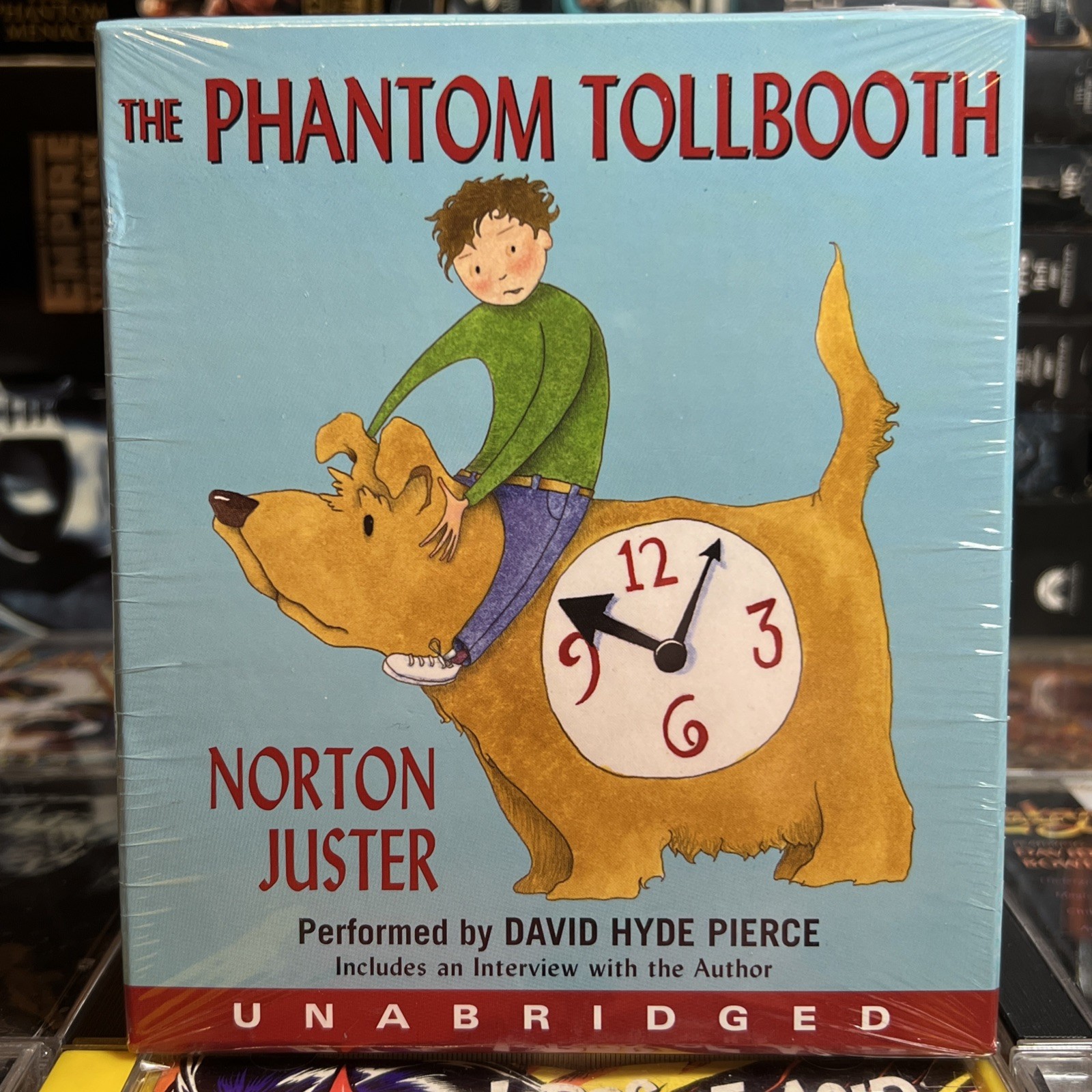 The Phantom Tollbooth by Norton Juster 4 CD Audio Book New David Hyde Pierce