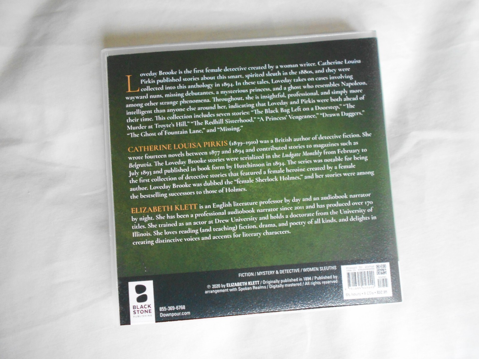 C.L. Pirkis—EXPERIENCES OF LOVEDAY BROOKE—LADY DETECTIVE Audiobook 6-CDs