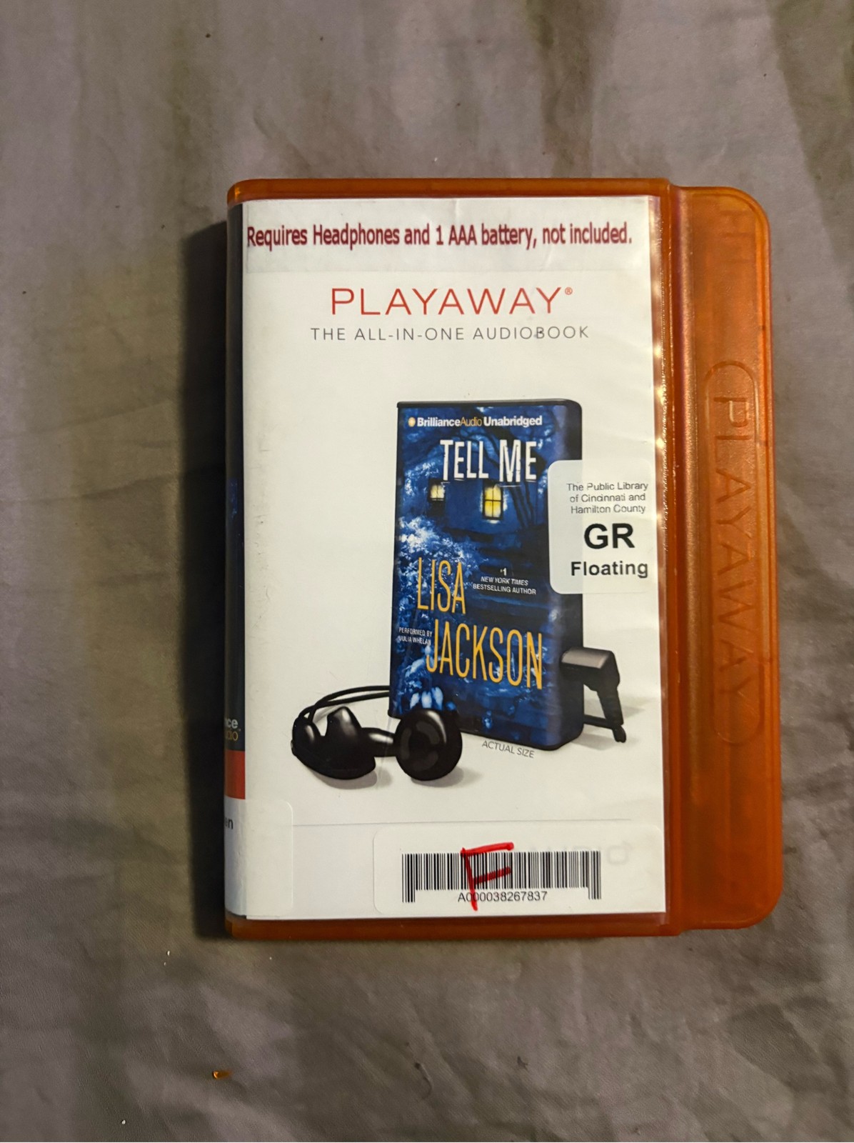 Tell Me Lisa Jackson Playaway Audiobook Unabridged All In One