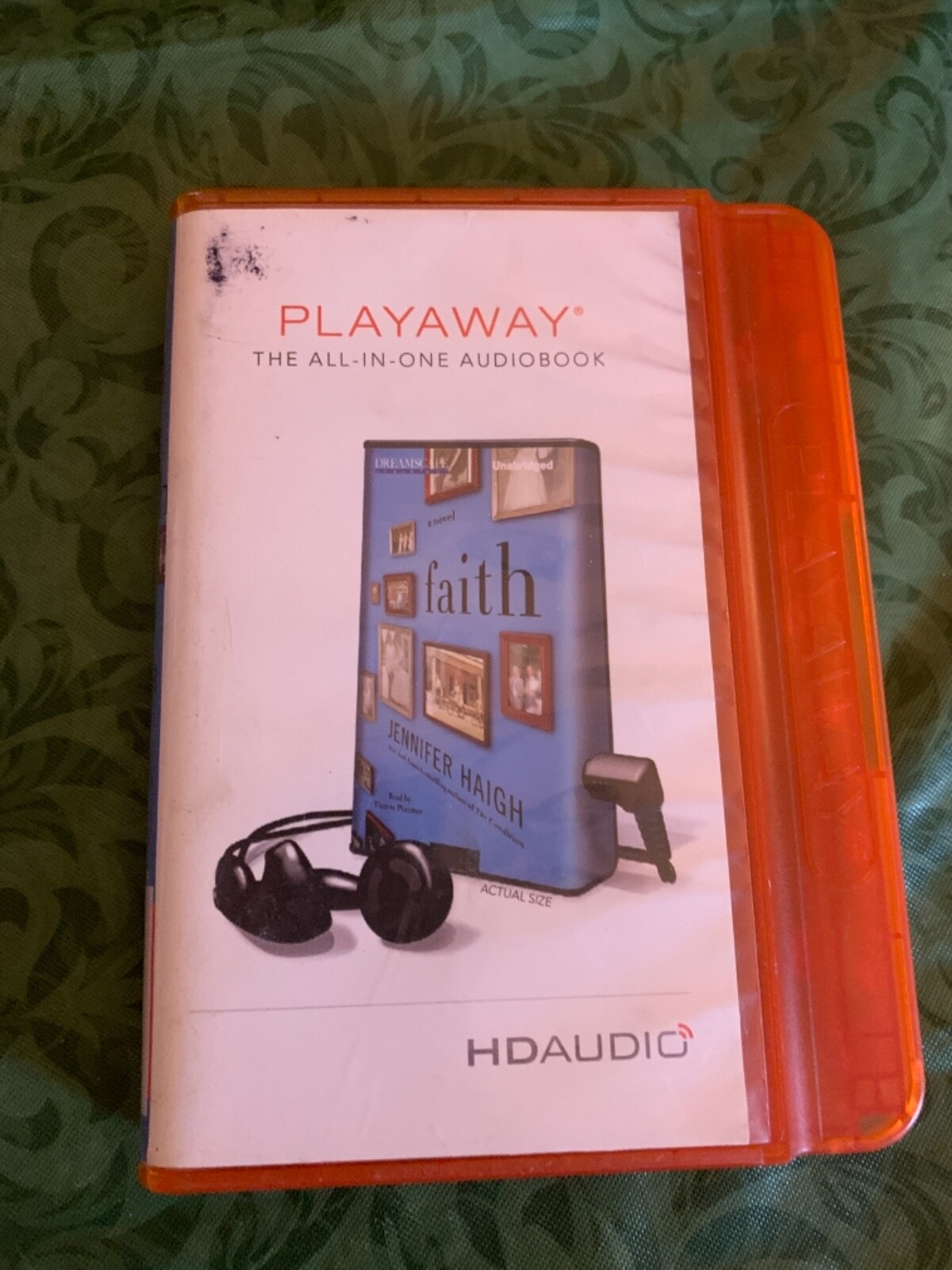 Faith Jennifer Haigh unabridged PLAYAWAY BOOK shelf198 ~
