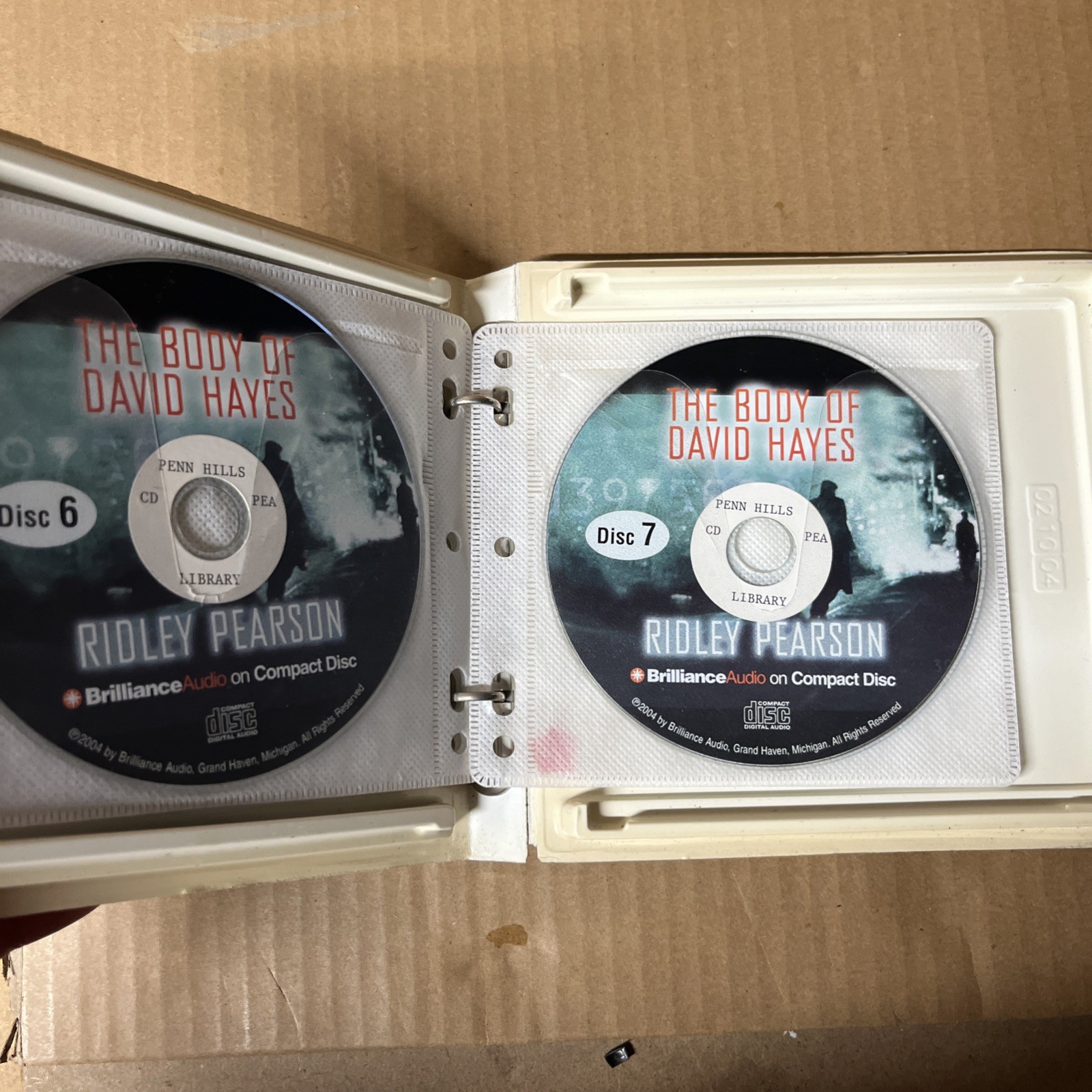 The Body of David Hayes by Ridley Pearson (2004, Unabridged Audio 8 CDs) Good
