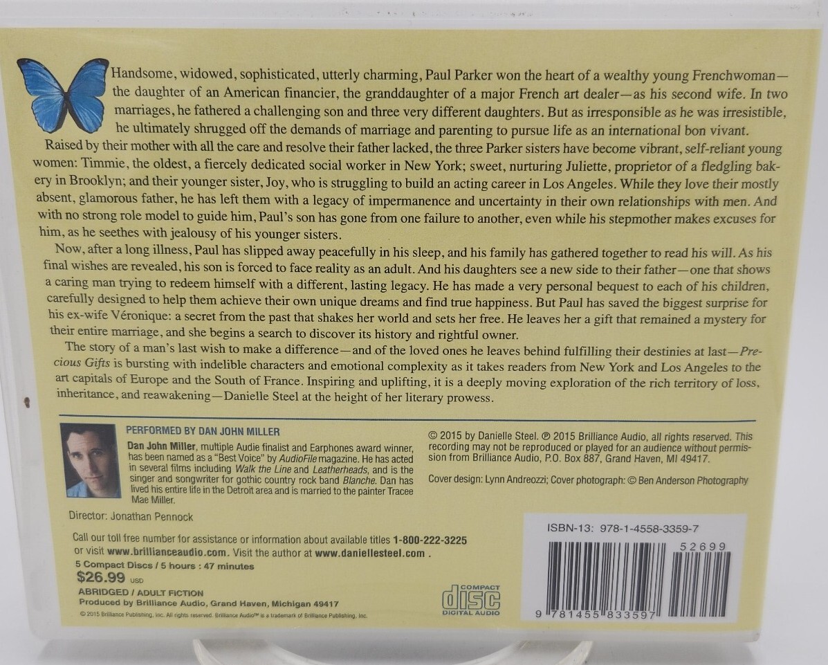 Precious Gifts by Danielle Steel (2015 Compact Disc, Abridged)