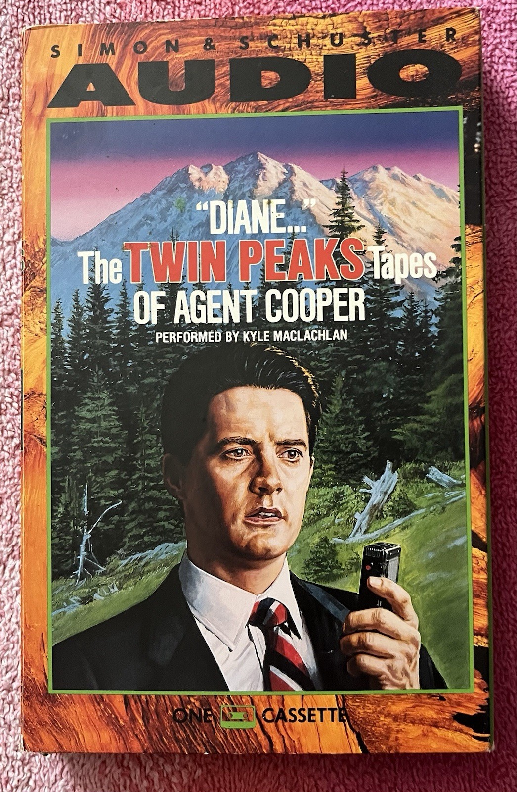 Diane…The TWIN PEAKS Tapes — Audiobook Cassette W Photo Cards — David Lynch