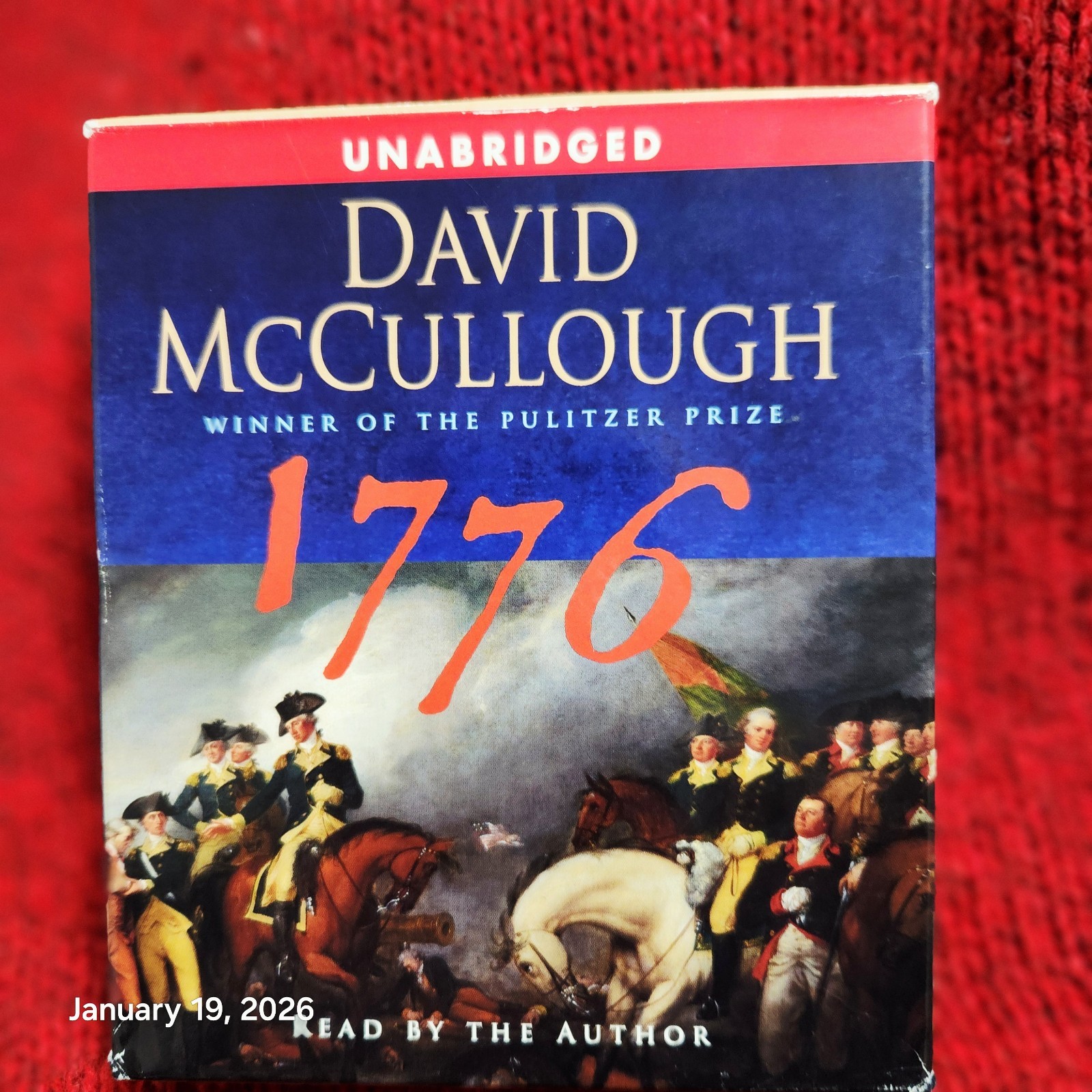 Audiobook 10 CDs 1776 David McCullough Winner Of Pulitzer Prize Like New