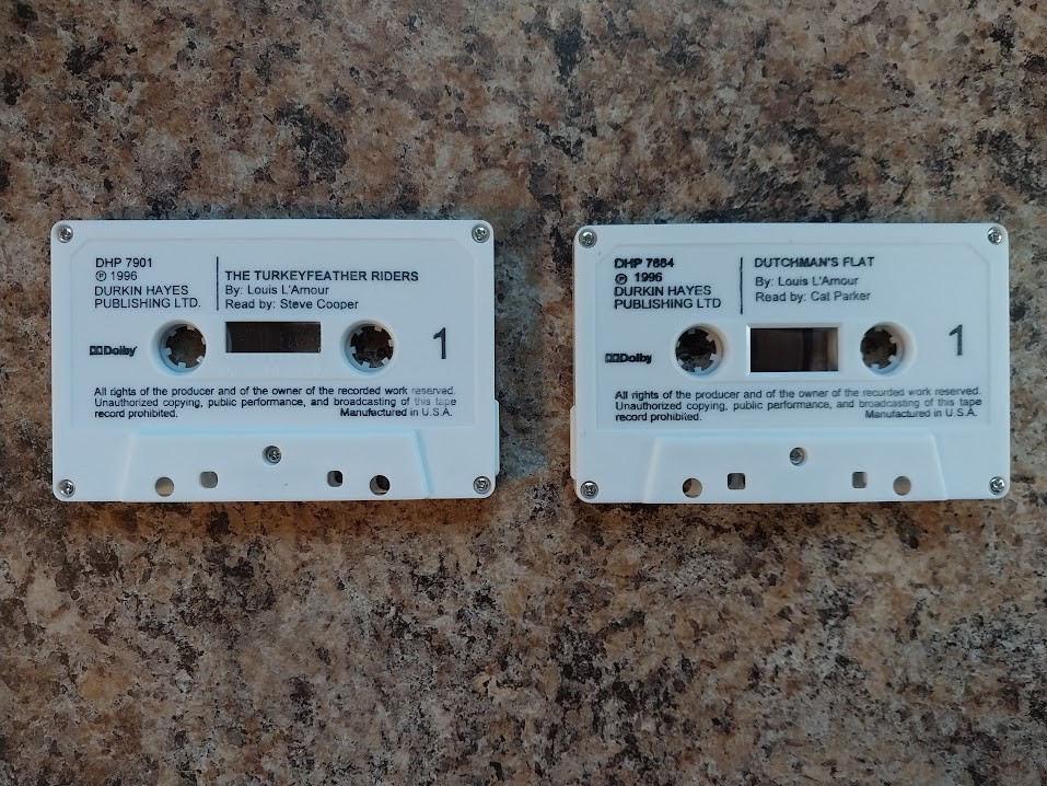 Lot of 6 Louis L’amour Cassettes: A Ranger Rides Again, Dutchman’s Flat, The …