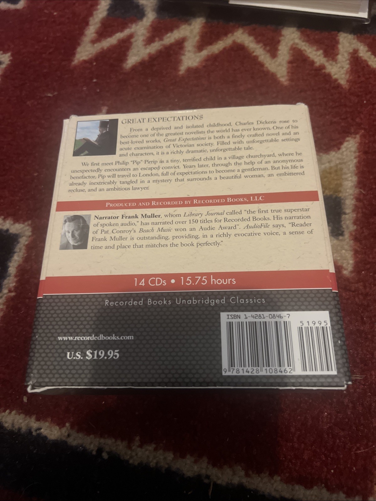 Great Expectations by Charles Dickens 14 CD Audiobook Performed by Frank Muller