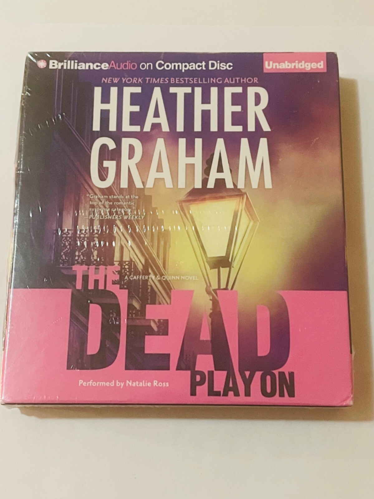 HEATHER GRAHAM The Dead Play On — BRAND NEW & FACTORY SEALED Audiobook CD