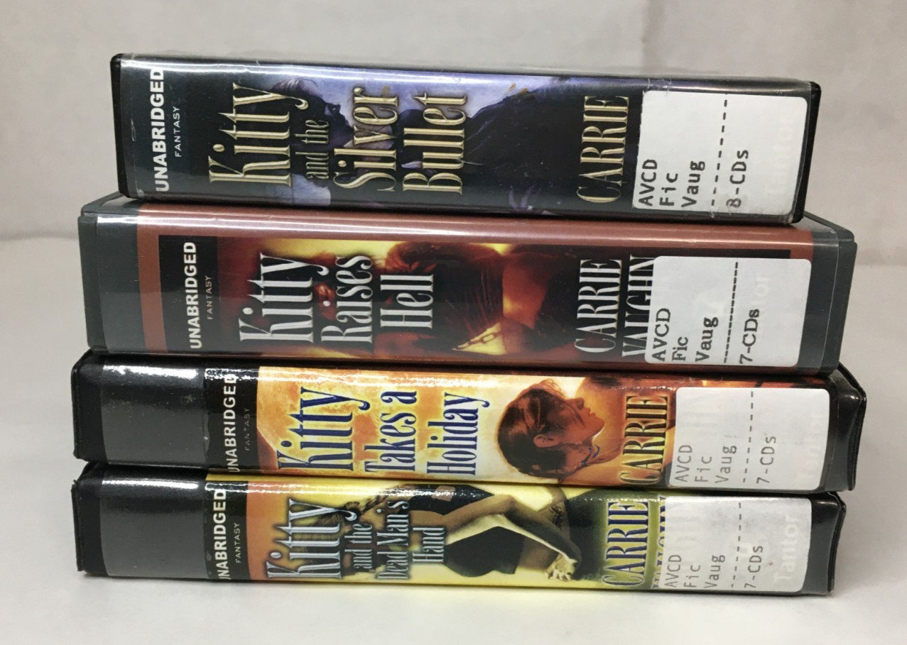 Lot of 4 Kitty Norville Series by Carrie Vaughn Audiobooks # 3 4 5 6 — Audio CD