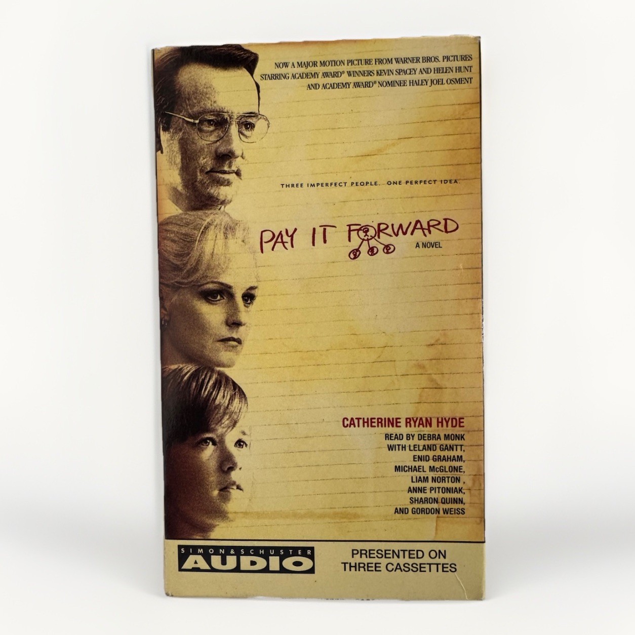 Pay It Forward Audiobook 3 Cassettes Tapes Rare Free Media Ship USA