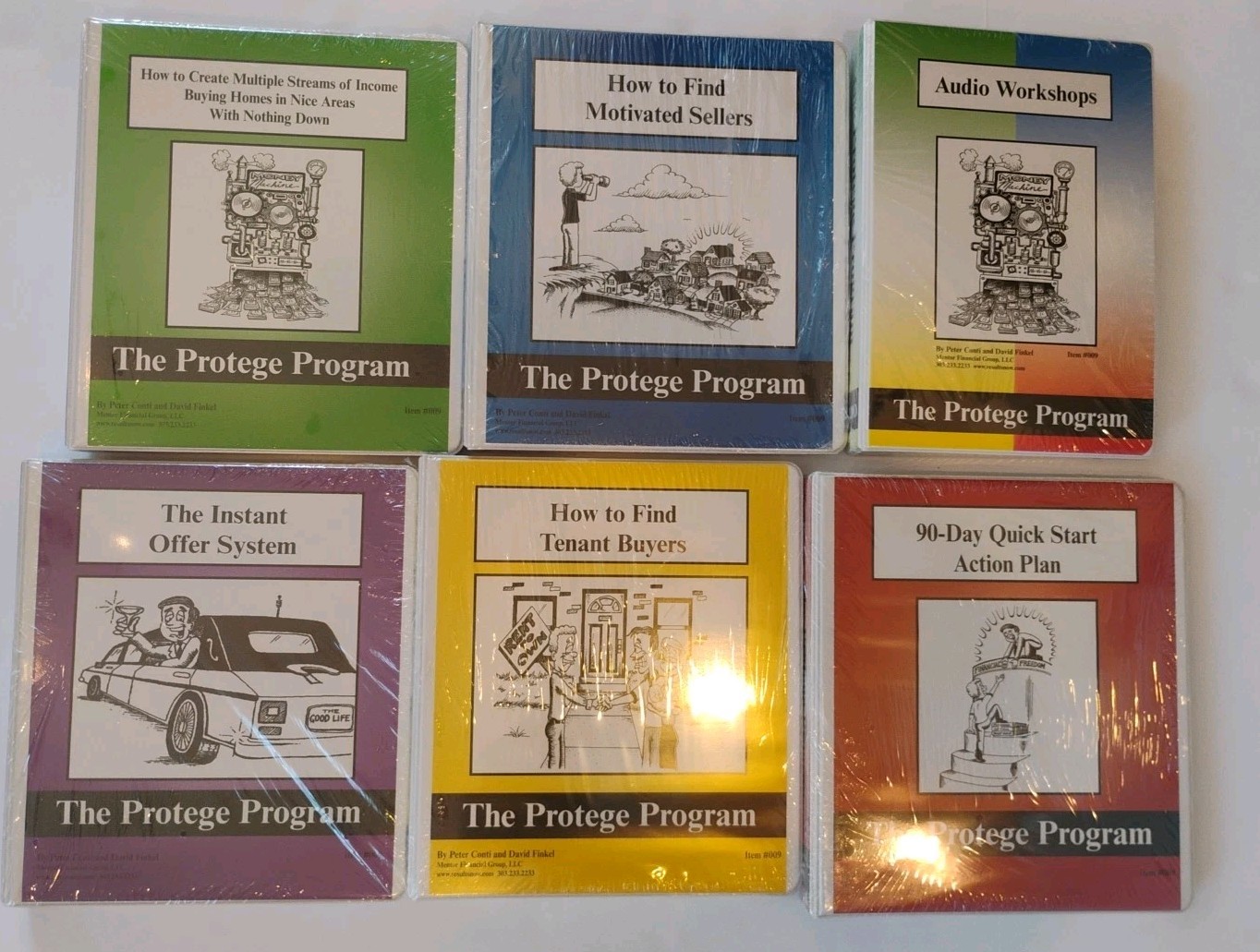NEW Sealed The Protege Program Real Estate Course, Binders 1-5 + Audio Workshops