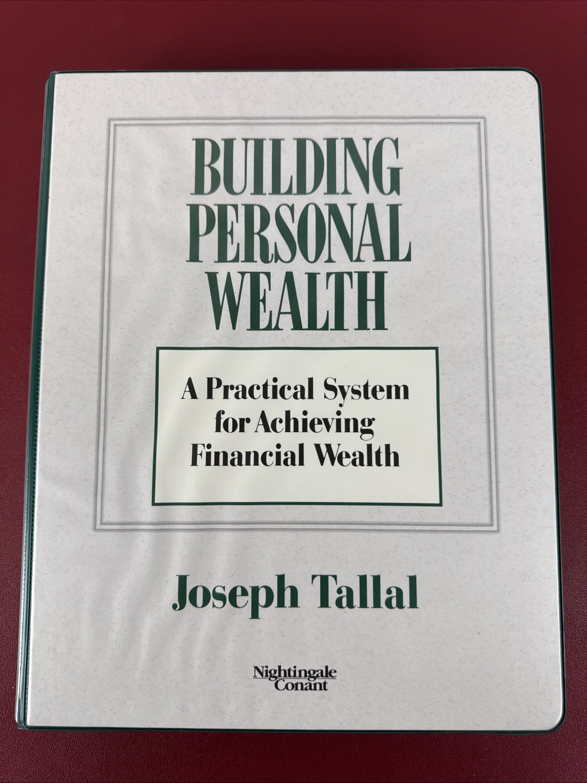 JOSEPH TALLAL: Building Personal Wealth, 4 Cassettes & Vhs Tape & Workbook NIOB