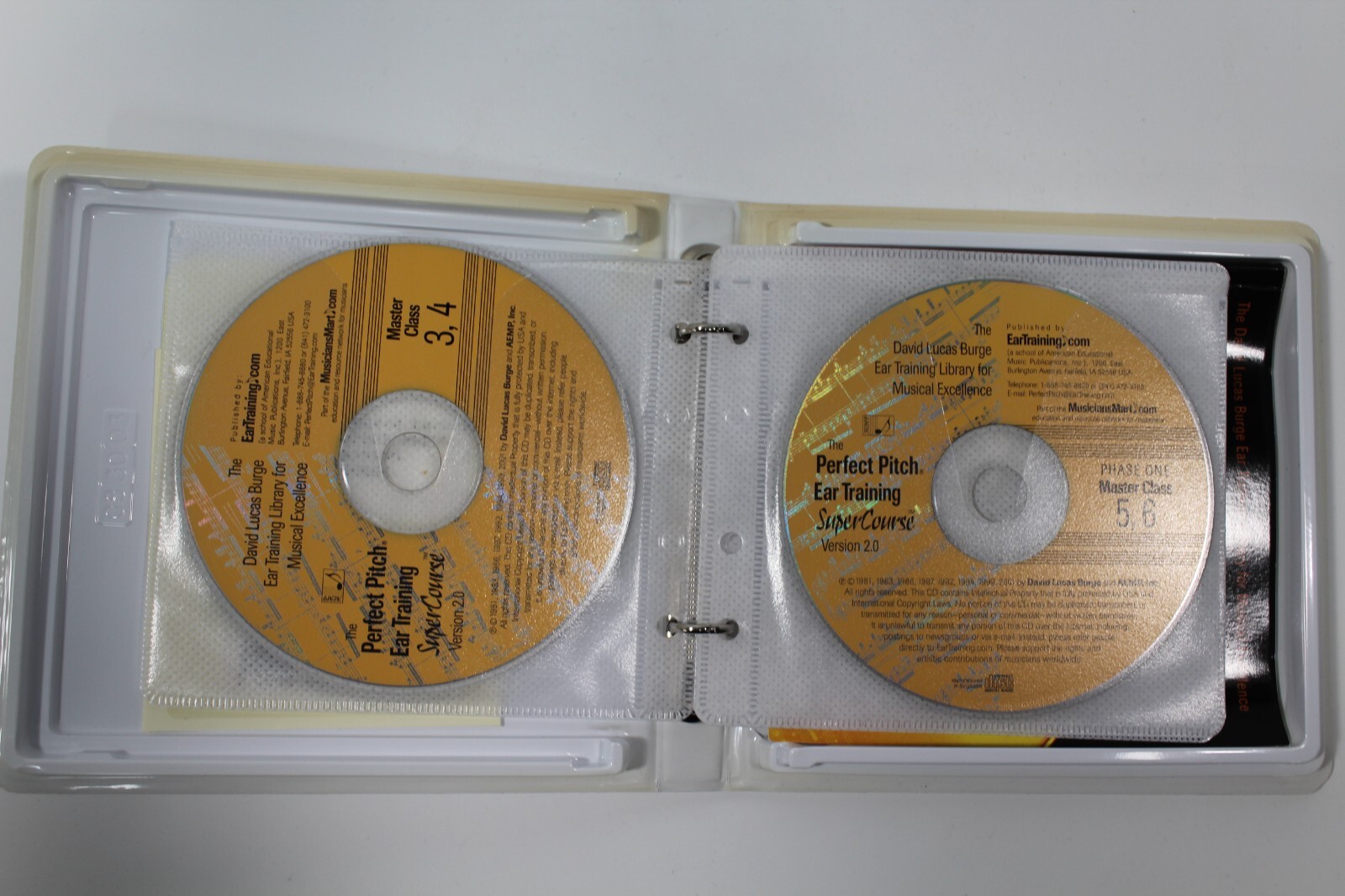 Relative Pitch Ear Training SuperCourse David Lucas Burge CD 1 to 41 Ex Library